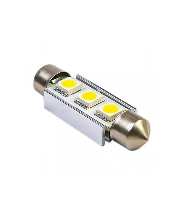 BEC CU LEDURI CANBUS T11*36 3SMD 5050 ALB