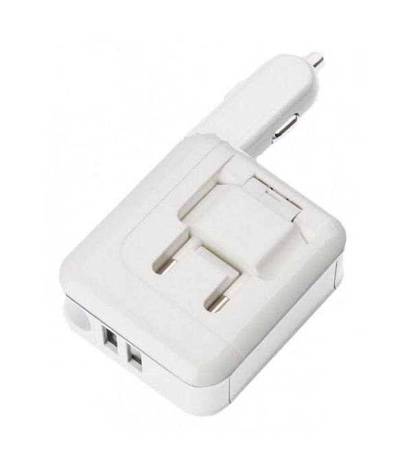 Incarcator auto 12V 220V (total 2.1A) COMBINE