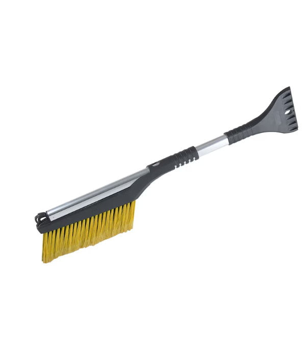 Perie zapada cu racleta gheata cu maner extensibil Bottari, 64-90 cm, galben