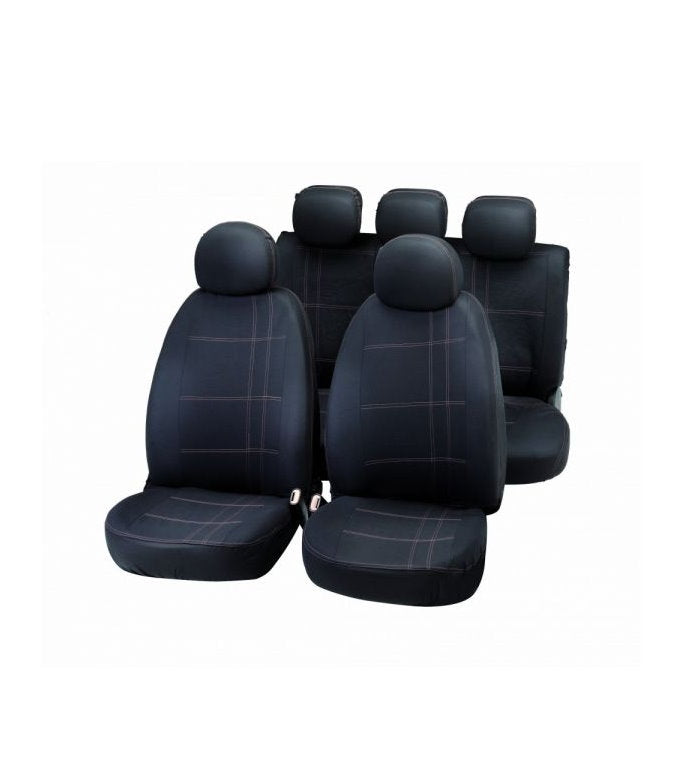 SET UNIVERSAL HUSE EMBROIDERY NEGRU GRI