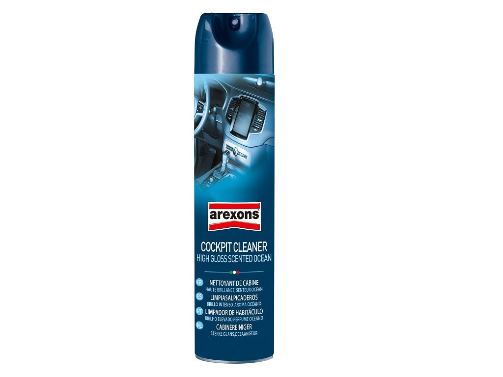 Bottari Ocean 600 ml auto dashboard cleaning spray in a spray bottle, designed for interior auto cleaning and maintenance.
