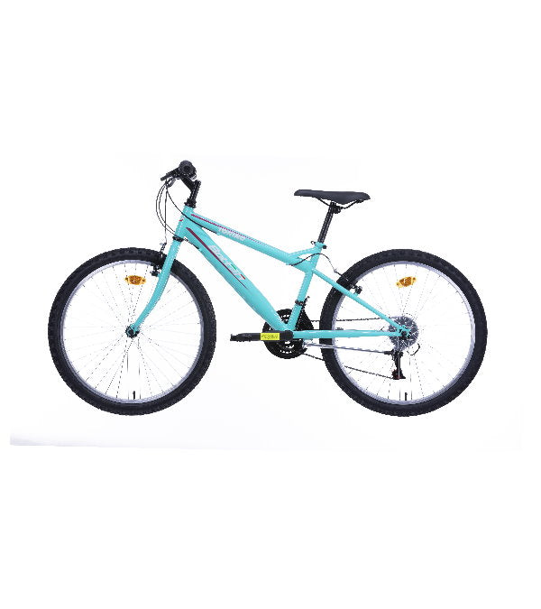 Bicicletă trekking bărbați 24” 6 viteze, albastru