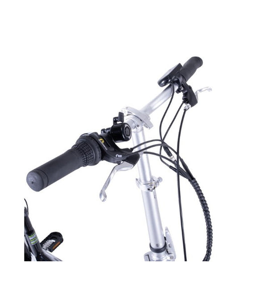 Bicicletă electrică 20” E2000, cadru oțel, 6 viteze Shimano, negru