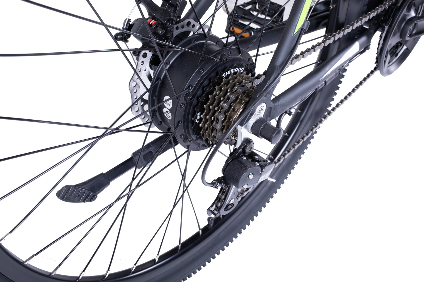 Bicicletă electrică 27.5” 7 viteze Shimano, baterie 10.4Ah Samsung