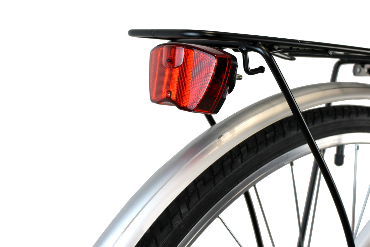 Bicicletă trekking bărbați 28” cadru oțel, 18 viteze, negru