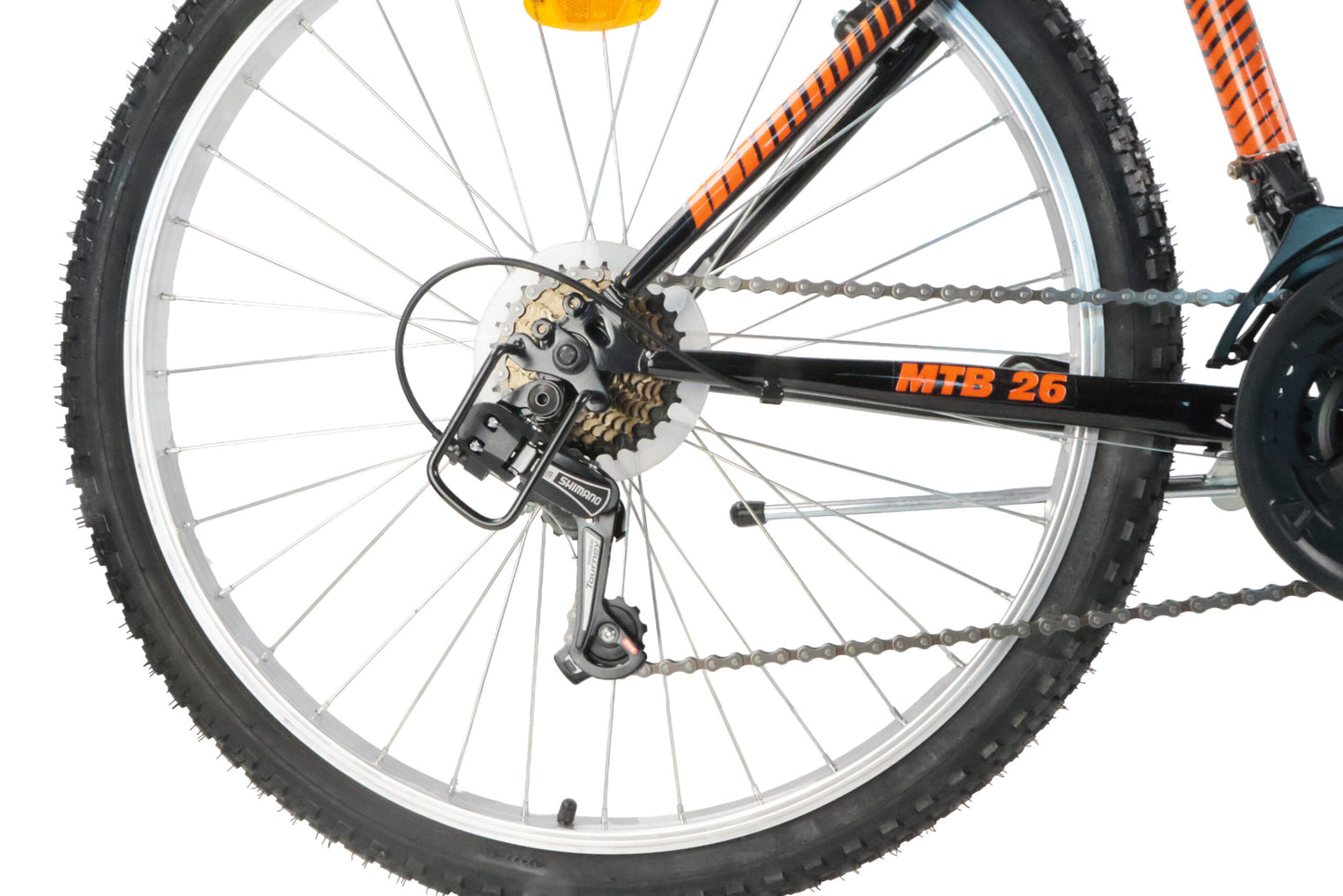 Bicicletă MTB bărbați 26” Cremona, suspensie față, cadru oțel, 21 viteze, frâne Shimano TY21 V-Brake