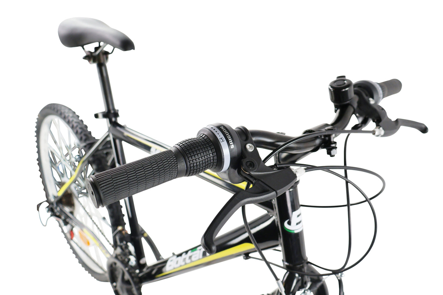 Bicicletă MTB bărbați 26” Milano, cadru oțel, 18 viteze, negru