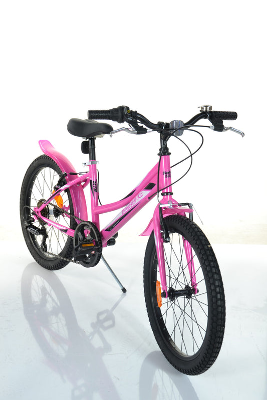 Bicicletă fete 20” 7–10 ani, 6 viteze