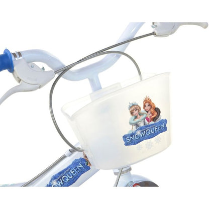 Bicicletă fete 14” Snow Queen, roți ajutătoare, 3–5 ani