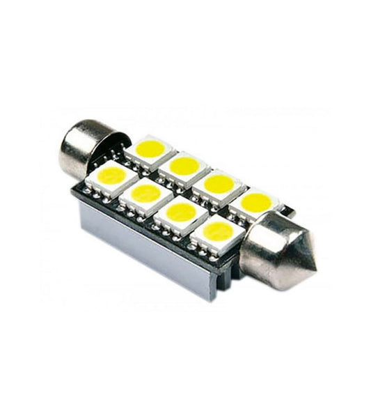 BEC CU LEDURI CANBUS T11*42 8SMD 5050 ALB