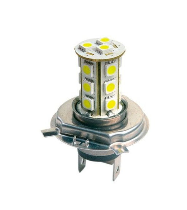 Bec cu led H4 18SMD 5050 WHITE