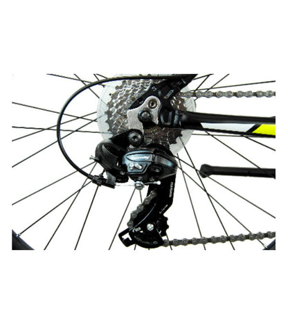 Bicicletă MTB bărbați 27.5” Draco Disc, negru/galben, cadru 49 cm (M-L)