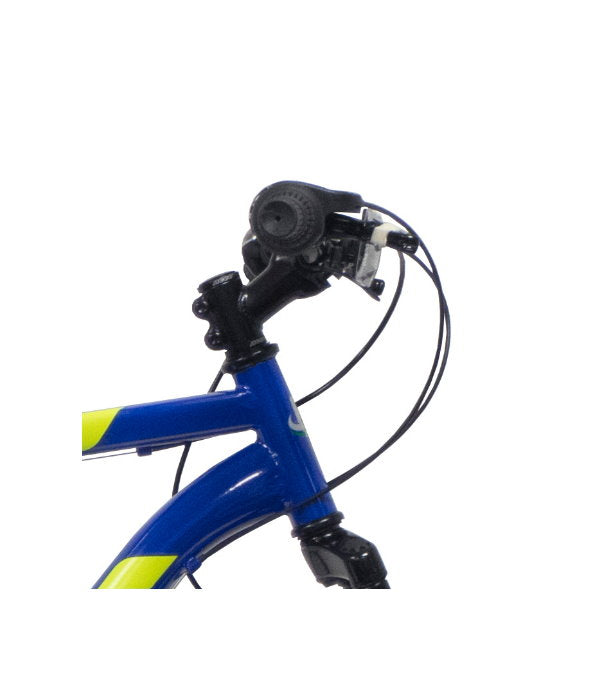 Bicicletă MTB bărbați 27.5” Bottari, cadru oțel, 21 viteze Shimano, frâne disc față/spate, albastru