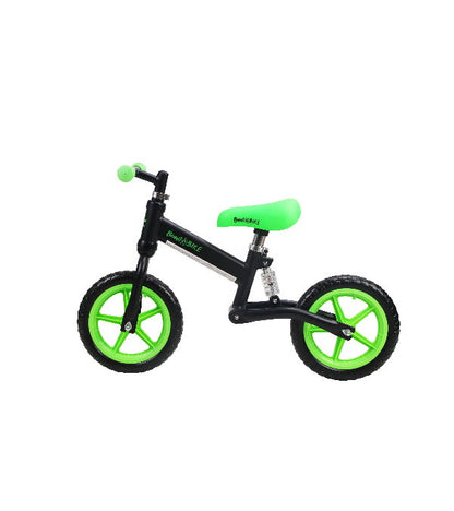 Bicicletă fără pedale Balance Bike 12” 2–5 ani, verde