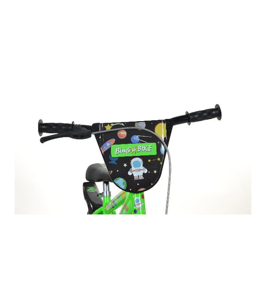 Bicicletă băieți 12” Cosmos, 1 viteză, verde/negru