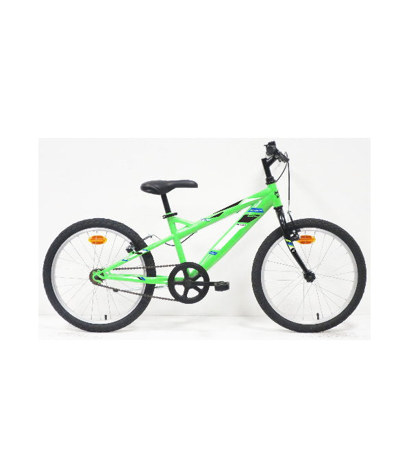 Bicicletă băieți 20” MTB, 1 viteză, verde