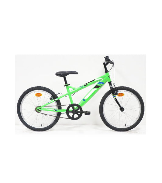 Bicicletă băieți 20” MTB, 1 viteză, verde