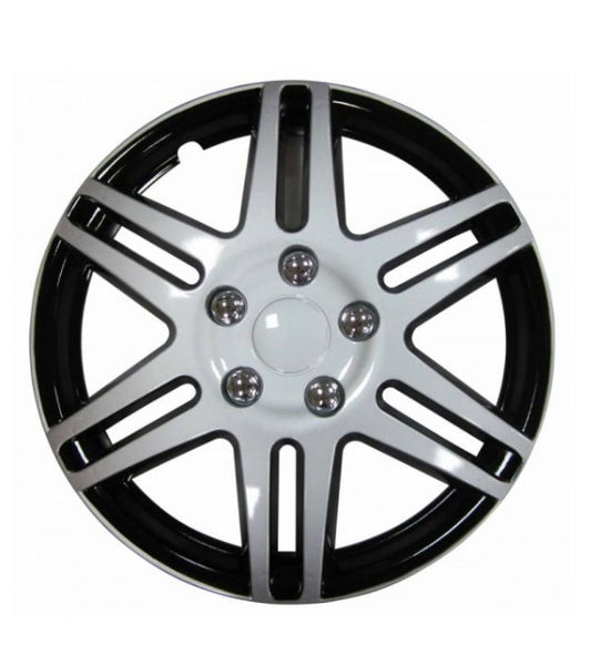 Set 4 capace roti 13 inch, argintiu