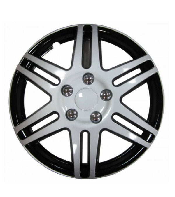 Set 4 capace roti 14 inch, argintiu