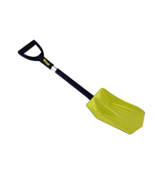 Lopata zapada cu maner telescopic Bottari, 91-120 cm, cuva plastic, galben/negru