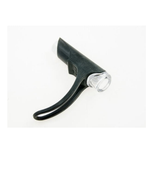 Bottari Flight front bicycle light mounted on a bike handlebar, providing visibility and safety during nighttime rides.