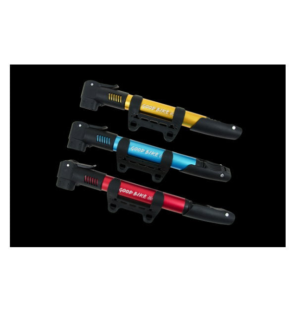 Bottari mini dual aluminum bicycle pump with dual valves, compact and lightweight for bike tire inflating and maintenance.