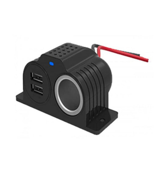 Priza auto 12 24V si incarcator x 2 USB (3.4A MAX) CONNECT
