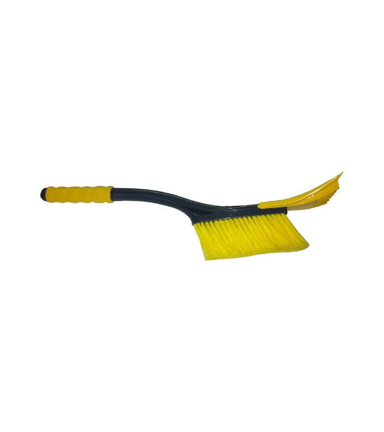 Perie zapada cu racleta gheata Bottari, 55 cm, galben