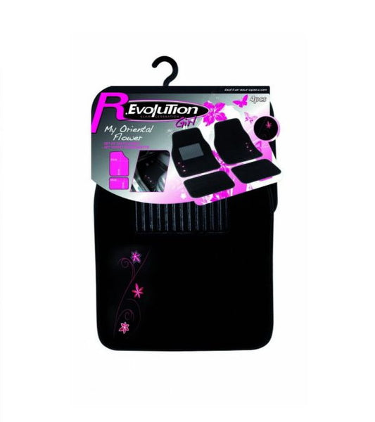 SET 4 COVORASE AUTO MY ORIENTAL FLOWER