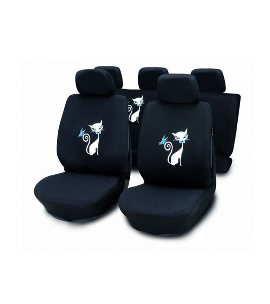 SET HUSE AUTO MY CAT ALBASTRU