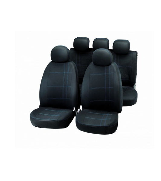 SET UNIVERSAL HUSE EMBROIDERY NEGRU ALBASTRU