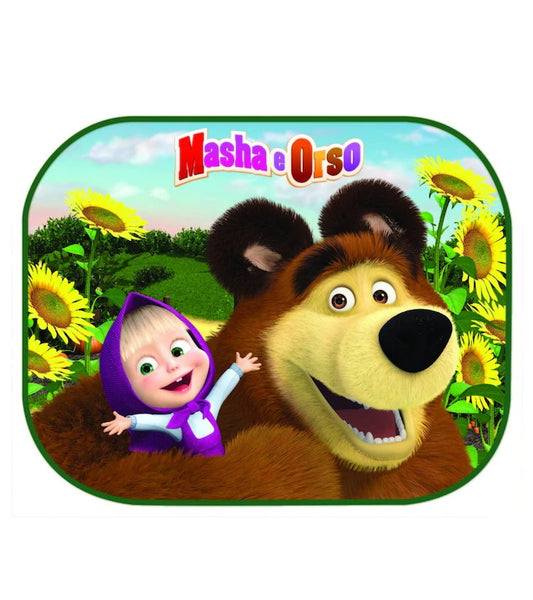 Set 2 parasolare auto pentru copii Eurasia Masha and the Bear