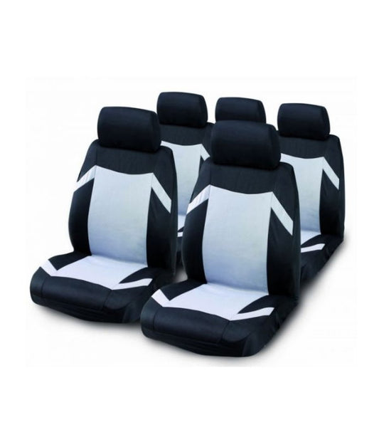 Set huse auto universale KEEN negru gri