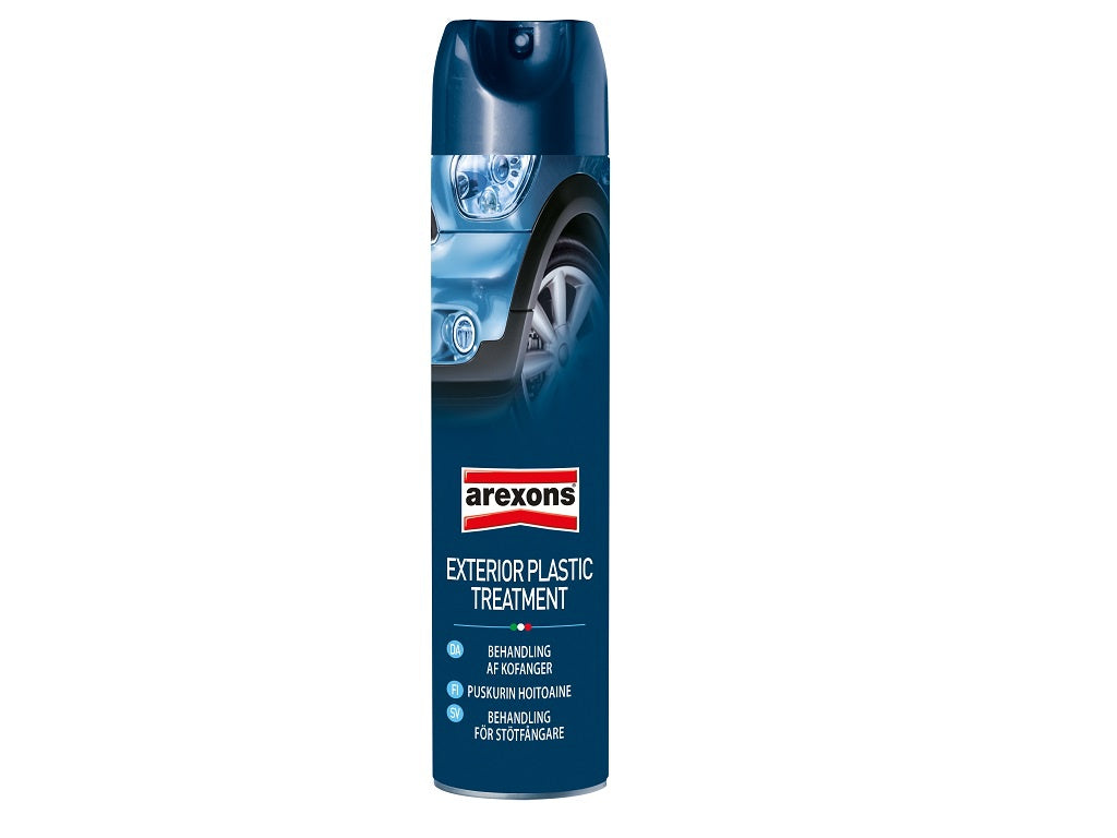 Bottari exterior plastic treatment spray for cars, 600ml, designed to clean and protect automotive exterior plastic surfaces.