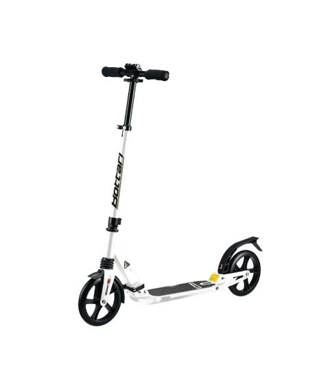 Trotineta pliabila cu frana de mana , Alb, 980*380*1035 mm, pentru baieti