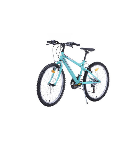 Bicicletă trekking bărbați 24” 6 viteze, albastru