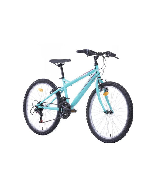 Bicicletă trekking bărbați 24” 6 viteze, albastru