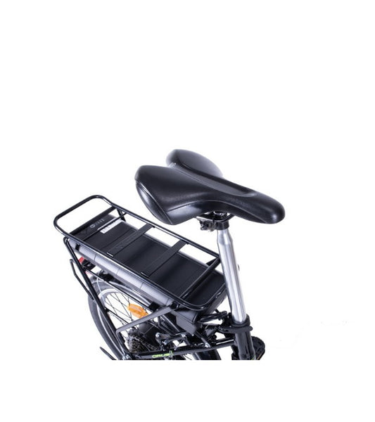 Bicicletă electrică 20” E2000, cadru oțel, 6 viteze Shimano, negru